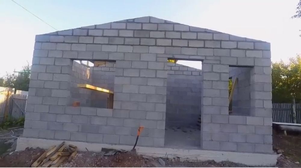 Кладка газоблока