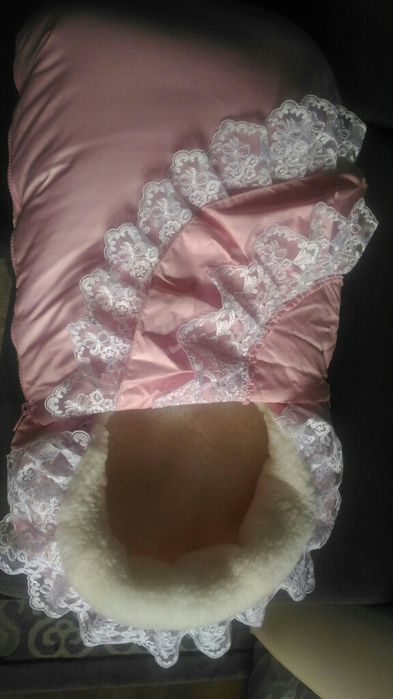 Зимний конверт на выписку