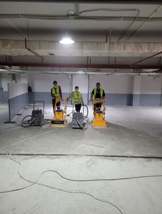 Стяшка Стяжка верталёт шлифовка бетон поль ишларини бажарамиз