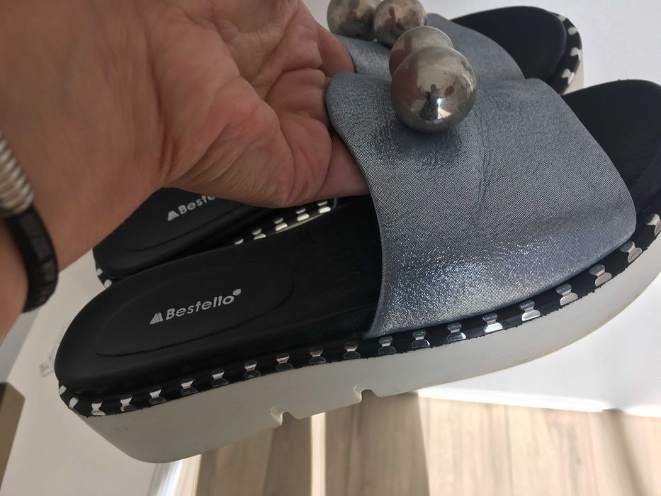 Дамски чехли от естествена кожа