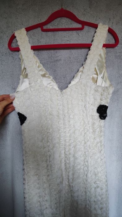 Rochie lungă de seară albă S/M