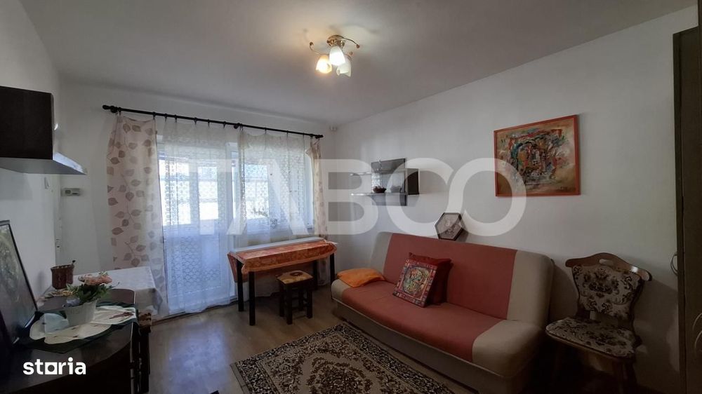 Garsoniera de inchiriat semidecomandata 27 mp zona Valea Aurie Sibiu