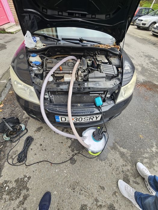 Curățare desfundare calorifer radiator habitaclu auto