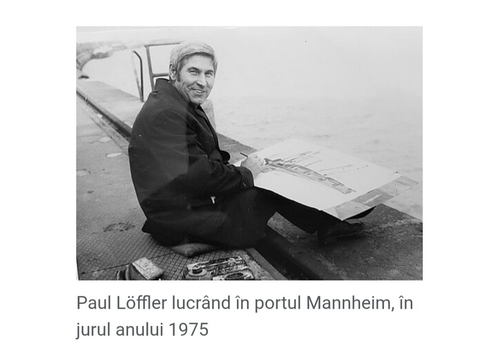 PAUL LÖFFLER (1920-1995) - Acuarelă impresionantă