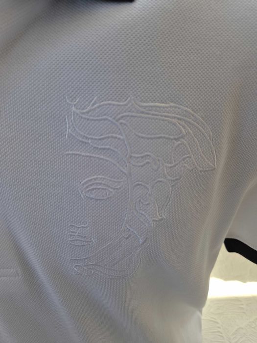 Versace мъжко поло, оригинал, нов - размери M & L - сив, бял, черен