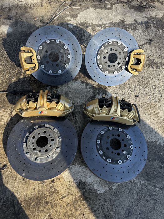 Спирачки карбон керамика bmw m3 g80 m4 g82 m2 g87 бмв м3 г80 керамика