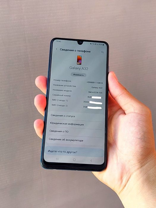 Samsung A32l ochilmagan  karobkali
