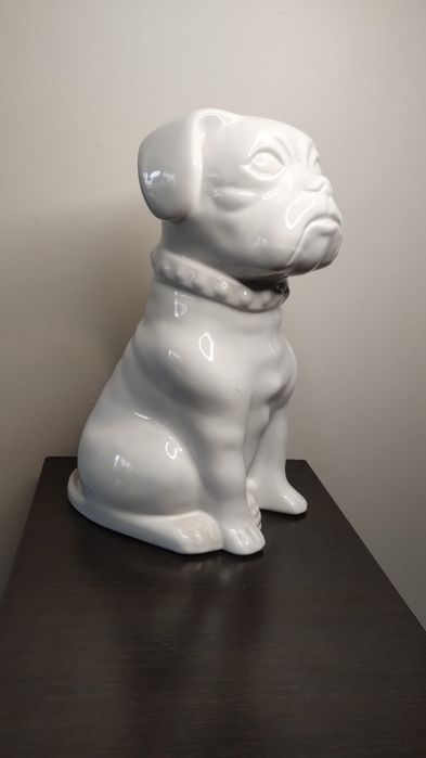 Чудесна статуетка на булдог от керамика. Куче.