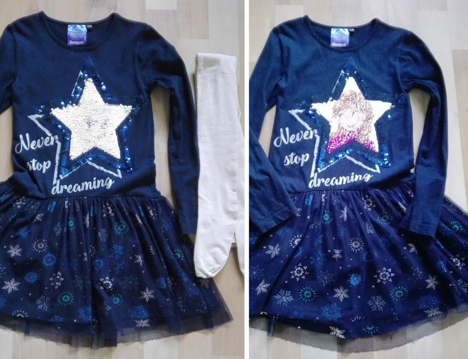 6-7г_Зимно яке + рокли за повод *MiniBoden*Next*Desigual*