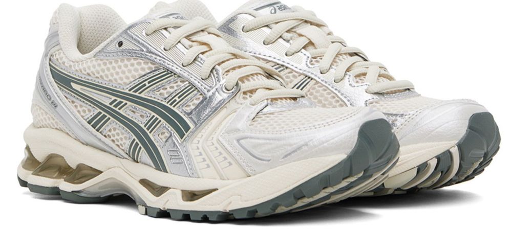 Маратонки Asics Off-White & Silver Gel-Kayano 14 Sneakers