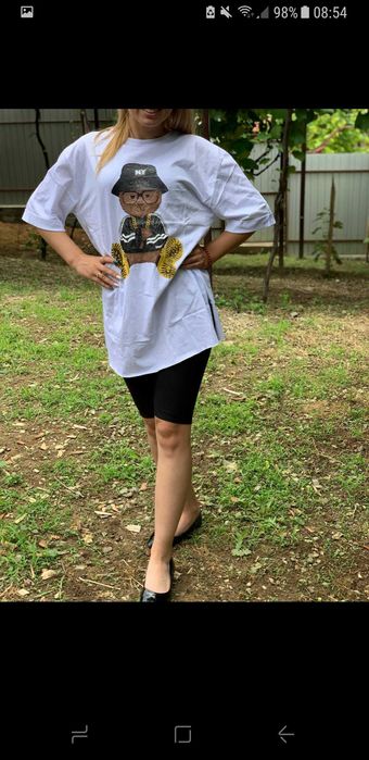 Set tricou+colant scurt