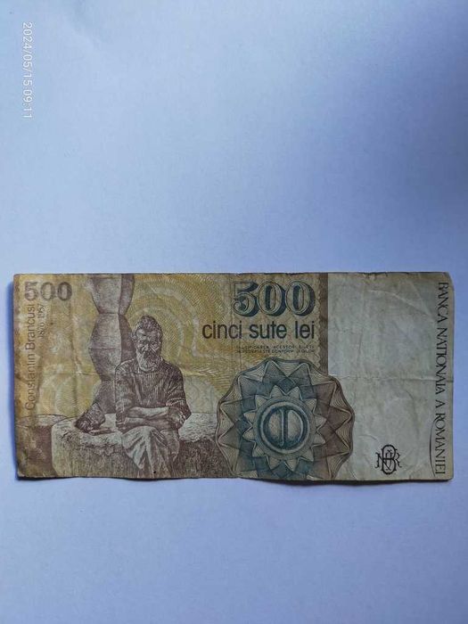 Bancnote 100 lei Balcescu 1966, 500 lei Brancusi 1992, 1991