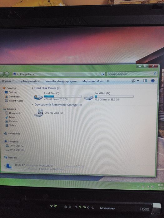 Laptop Lenovo ThinkPad R500