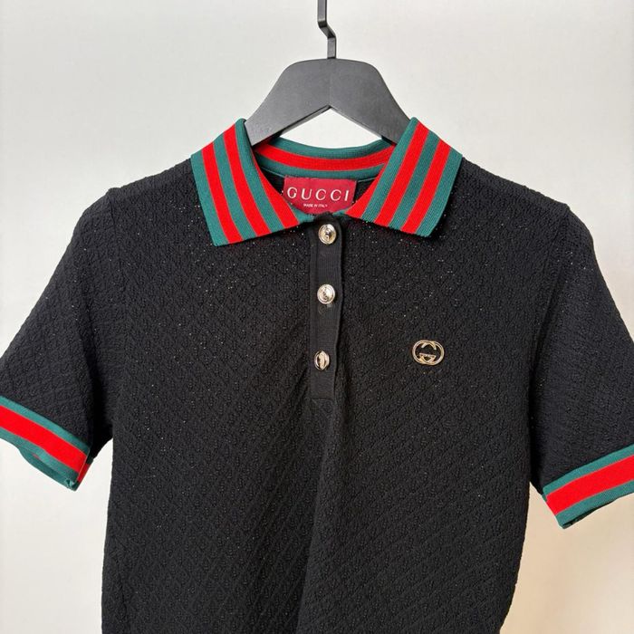 Дамска тениска Gucci поло яка