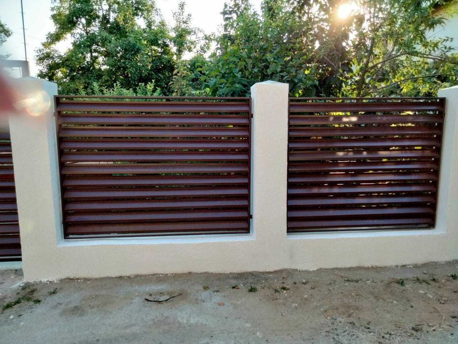 Garduri din panou stil jaluzele de diferite modele si dimensiuni