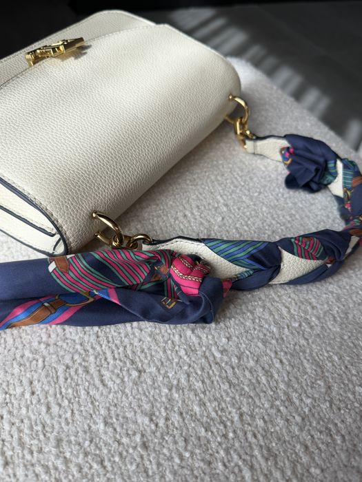 Оригинална чанта Lauren Ralph Lauren Madison Scarf – Естествена кожа