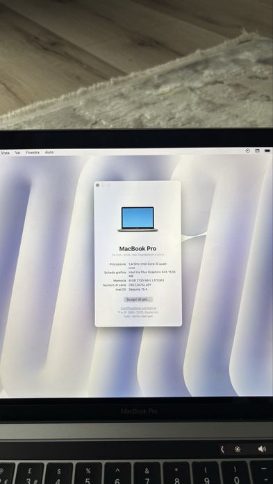 Macbook Pro, 13-inch, 2019