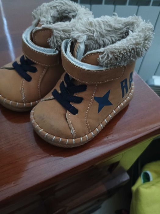 Бебешки ботушки естествена кожа