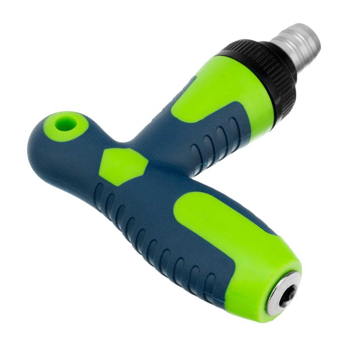 Отвертка, реверсивна, Т-образна, комбинирана PH2/SL6, CrV - 13364