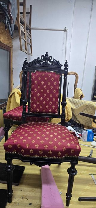 Restaurare, Mobila inchelait  Lustruit Tapitat