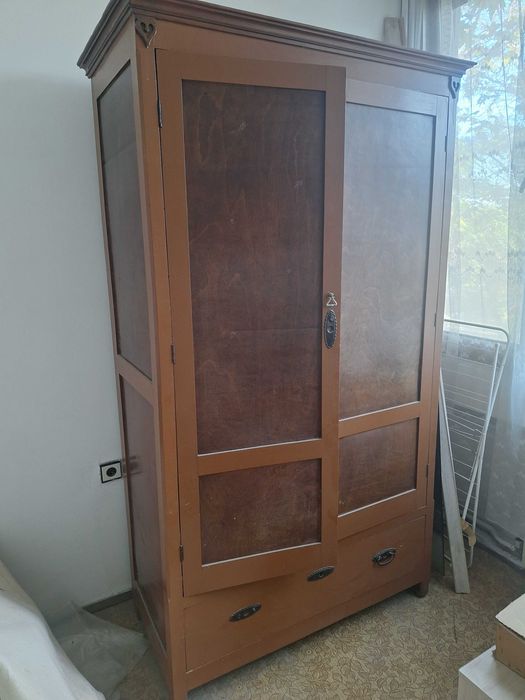 Ретро гардероб двукрилен