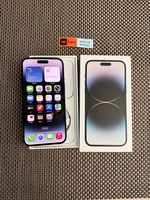 iPhone 14 Pro MAX Лизинг от16Е/мес  Space Black  черен 128Gb