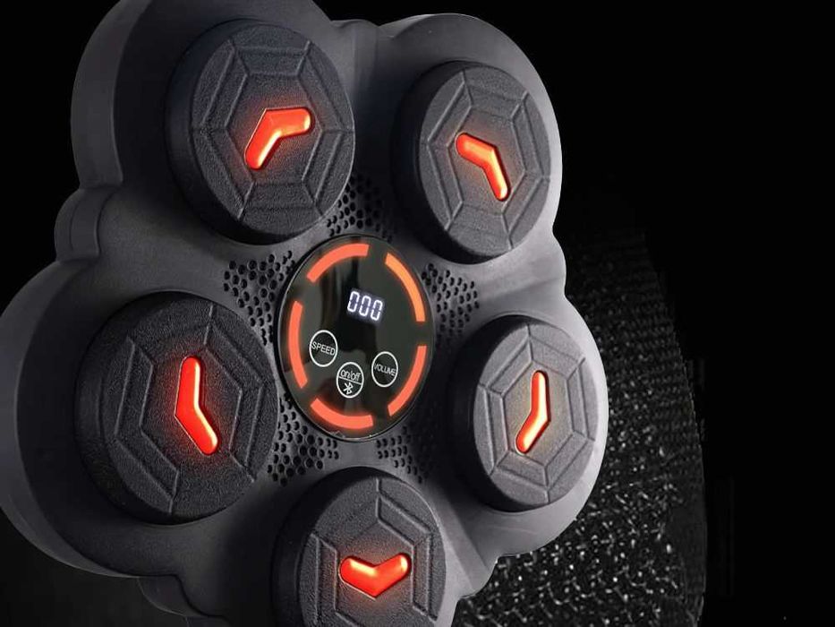 Tinta de box electronic cu muzica Bluetooth lumini LED 9 viteze manusi