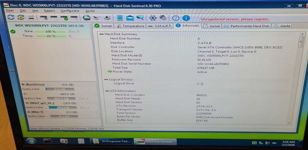 10.HDD Hard Disk Laptop WD Blue 500Gb 5400Rpm 8MB SATA 2