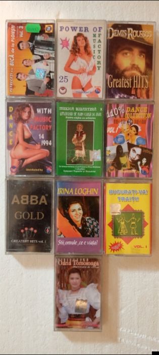Vand loturi casete audio si cd uri cu manele populara dance