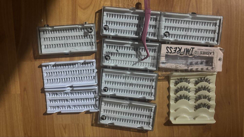 Изкуствени мигли + пинсета