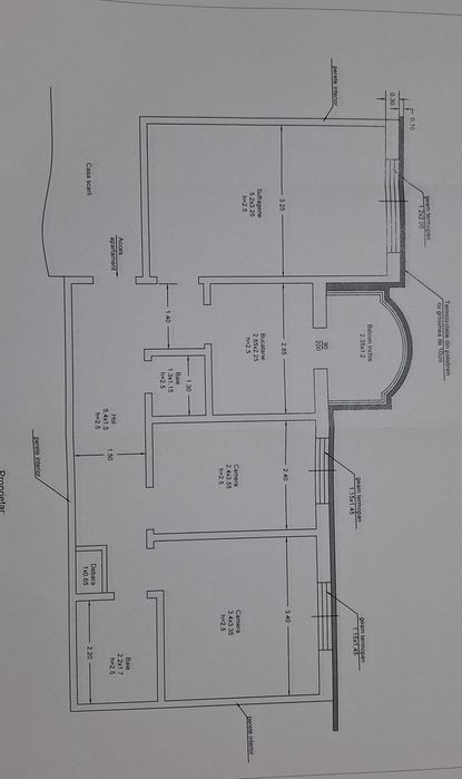 apartament 3 camere, zonă Centrală, Aiud (Str. Transilvaniei)
