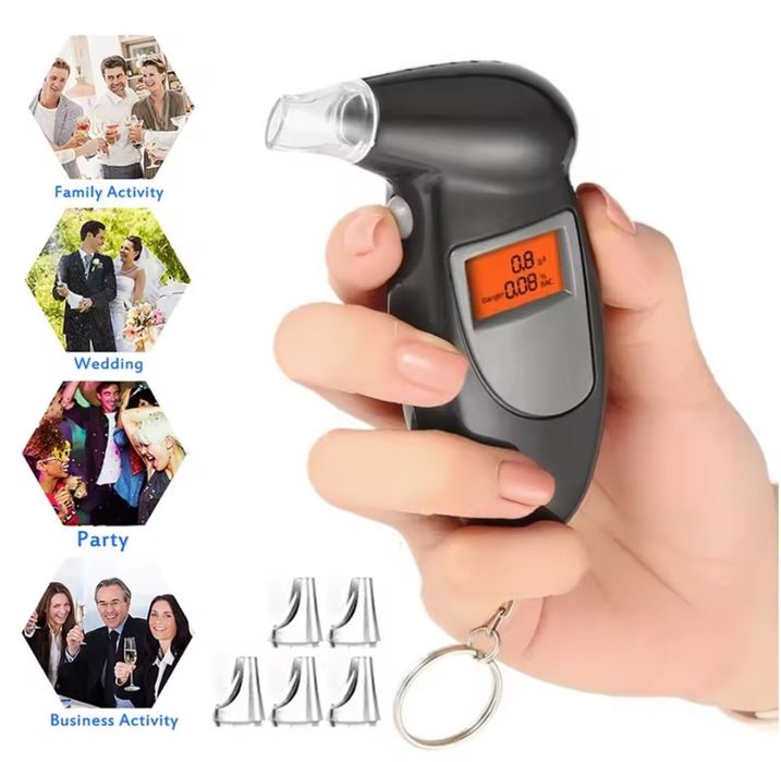 Etilotest digital + 5 capete reutilizabile