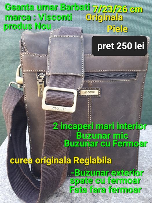 Geanta umar originala Visconti/Noua