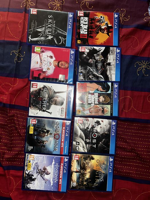 Pachet 10 jocuri ps4