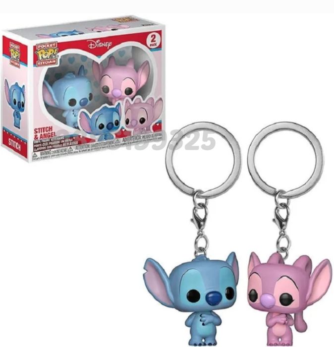 Funko Pop Фигурки Лило и Стич Ключодържател, 2броя ключодържател