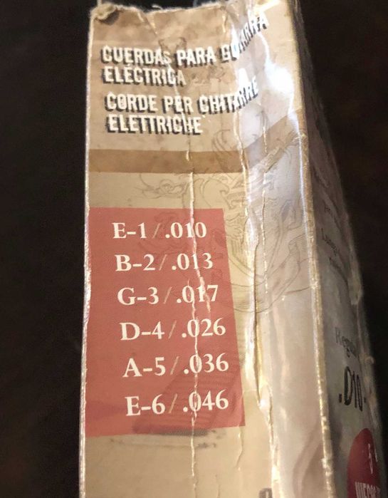 Set complet de corzi chitara electrica - 7 corzi - din spania