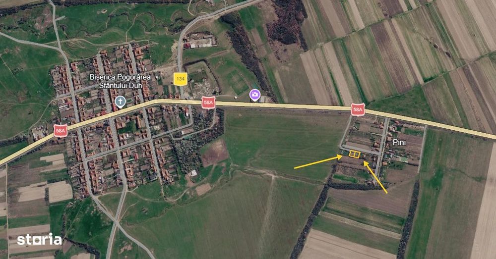Teren intravilan de vanzare in Victor Vlad Delamarina