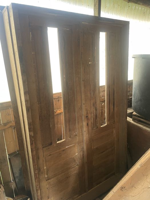 Usa dubla din stejar si brad