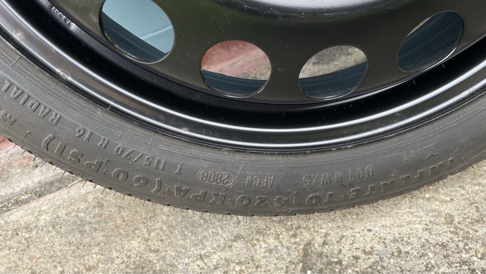 Roata de rezerva slim Opel Astra H sau G