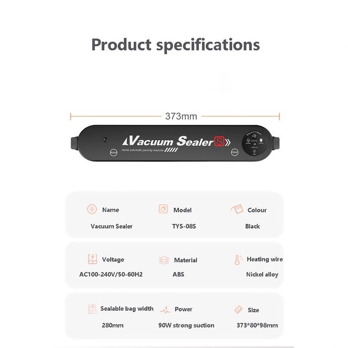Машина за вакуумиране на опаковки TV159B.