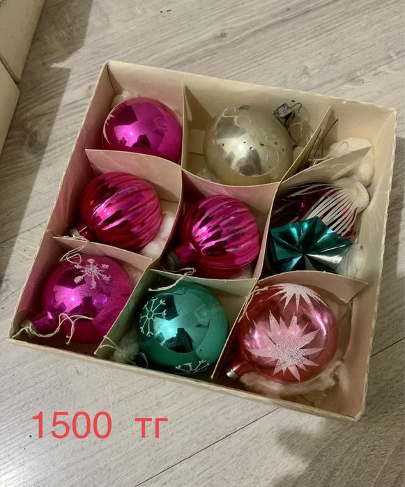 Елочные игрушки СССР