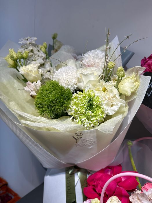 Свежие букеты цветов