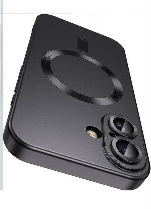 Iphone 16 17 AIR 17 PRO 17 PRO MAX Husa Magsafe Slim Black Graphit