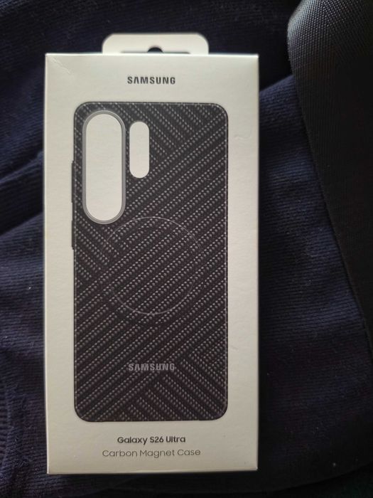 Carbon Magnet Case,оригинален за Samsung 26 ultra!Закупен сега 79 евро от samsung xperia store ползван точно един ден!