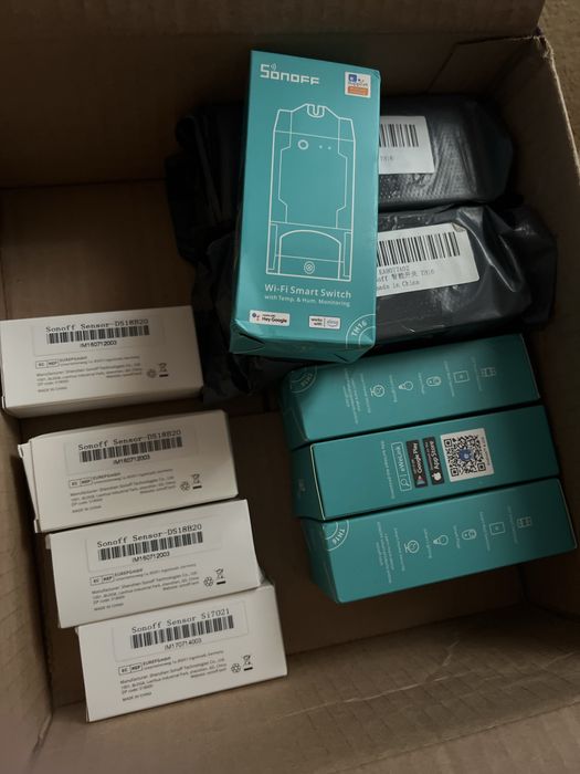 Sonoff WiFi Switch 10A 16А для умного дома. Андроид и iOS