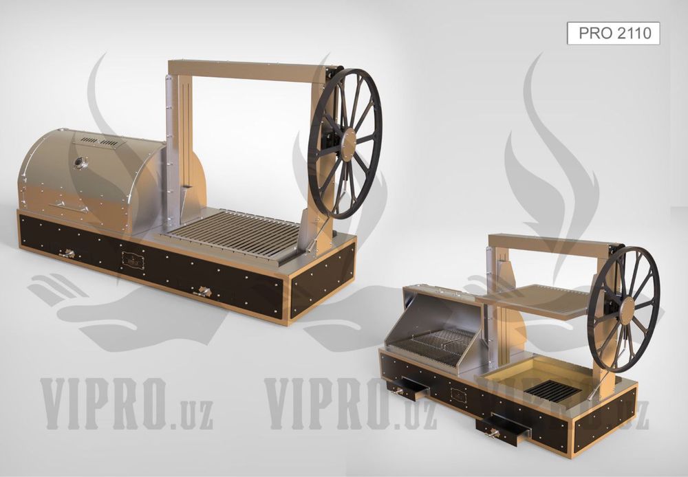 Мангал-гриль «PRO-2160» работает на угле и дровах,мангал,барбекю