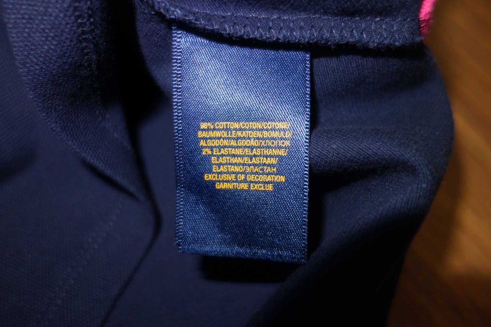 Tricou Fete Ralph Lauren, Albastru, Marimea XL/16 ani, Stare excelenta