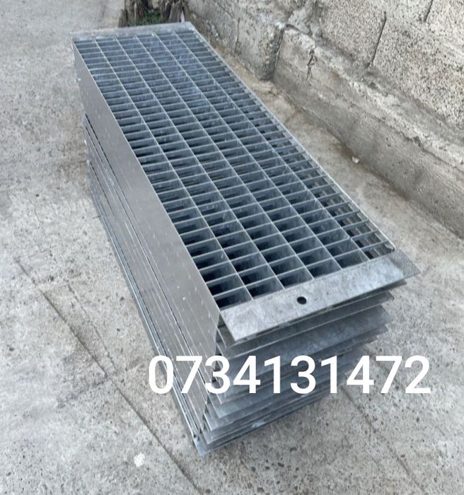 Trepte metalice zincate