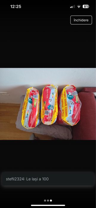 Lot pampersi si haine dama