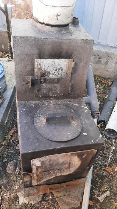 Печка для дома "сапог"